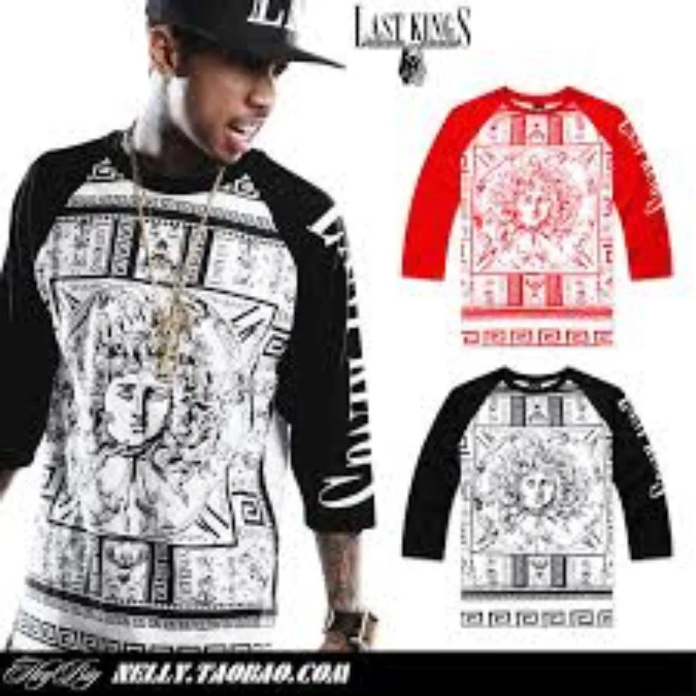 Last Kings Tee Rhyme Raglan by TYGA - Picture 2 of 14